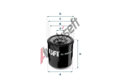 UFI Olejov filtr UFI 23.484.00, 23.484.00