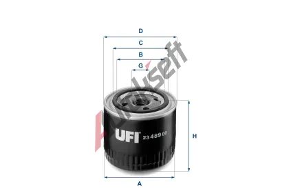 UFI Olejov filtr UFI 23.489.00, 23.489.00