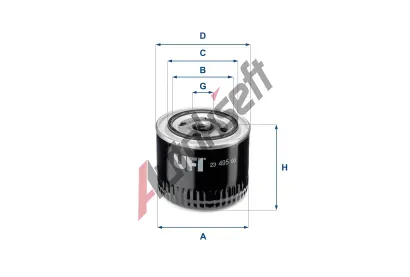 UFI Olejový filtr UFI 23.495.00, 23.495.00 UFI Olejový filtr UFI 23.495.00, 23.495.00