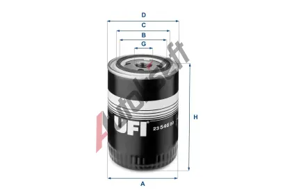 UFI Olejov filtr UFI 23.546.00, 23.546.00