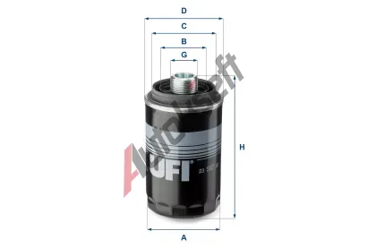 UFI Olejov� filtr UFI 23.597.00, 23.597.00