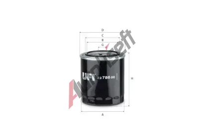 UFI Olejový filtr UFI 23.786.00, 23.786.00 UFI Olejový filtr UFI 23.786.00, 23.786.00