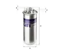 Palivov filtr UFI ‐ UFI 24.001.00