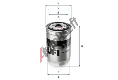 UFI Palivov filtr UFI 24.012.00, 24.012.00