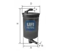 UFI Palivov filtr ‐ UFI 24.072.00