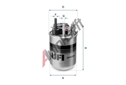 UFI Palivový filtr UFI 24.080.01, 24.080.01 UFI Palivový filtr UFI 24.080.01, 24.080.01