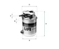 UFI Palivov filtr ‐ UFI 24.095.04