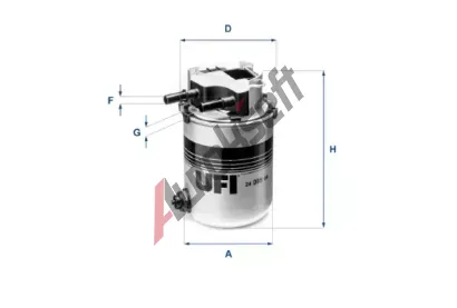 UFI Palivov filtr UFI 24.095.04, 24.095.04