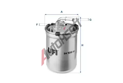 UFI Palivov filtr UFI 24.106.00, 24.106.00
