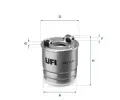 Palivov filtr UFI ‐ UFI 24.111.00