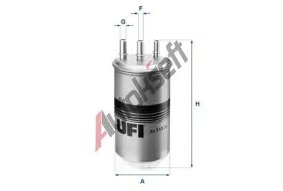 UFI Palivov filtr UFI 24.115.00, 24.115.00