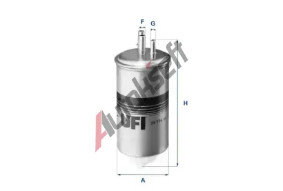 UFI Palivový filtr UFI 24.116.00, 24.116.00 UFI Palivový filtr UFI 24.116.00, 24.116.00