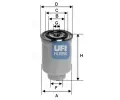 Palivov filtr UFI ‐ UFI 24.119.00