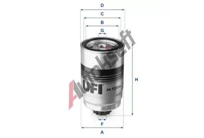 UFI Palivov filtr UFI 24.123.00, 24.123.00