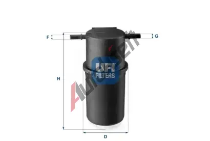 UFI Palivov filtr UFI 24.144.00, 24.144.00