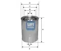 UFI Palivov filtr ‐ UFI 24.327.00