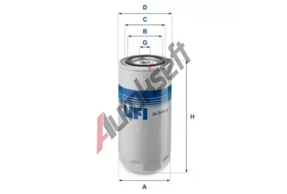 UFI Palivov filtr UFI 24.349.00, 24.349.00