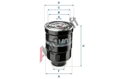 UFI Palivov filtr UFI 24.375.00, 24.375.00