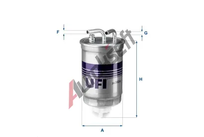 UFI Palivov filtr UFI 24.382.00, 24.382.00