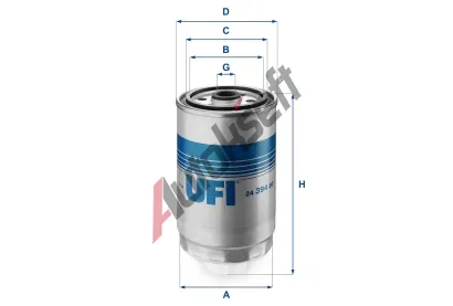 UFI Palivov filtr UFI 24.394.00, 24.394.00