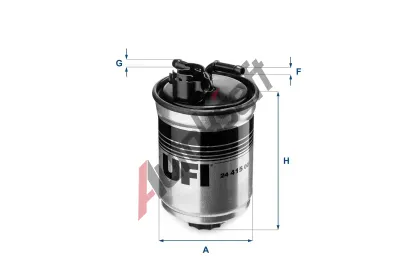UFI Palivov filtr UFI 24.415.00, 24.415.00