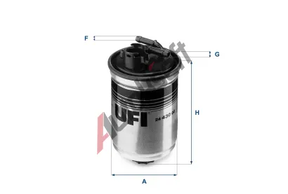 UFI Palivov filtr UFI 24.430.00, 24.430.00