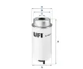 Palivov filtr UFI ‐ UFI 24.432.00