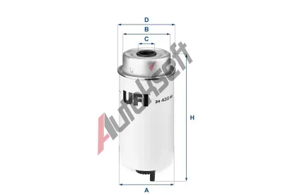 UFI Palivov filtr UFI 24.432.00, 24.432.00
