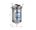 Palivov� filtr&nbsp;UFI&nbsp;&dash;&nbsp;UFI 24.435.00