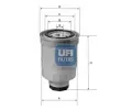 UFI Palivov filtr ‐ UFI 24.446.01