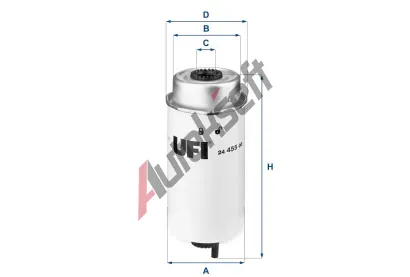 UFI Palivov filtr UFI 24.455.00, 24.455.00