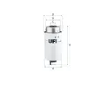 Palivov filtr UFI ‐ UFI 24.457.00