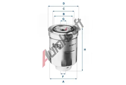 UFI Palivov filtr UFI 24.465.00, 24.465.00
