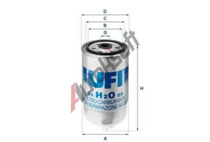 UFI Palivov filtr UFI 24.H2O.00, 24.H2O.00