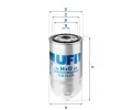 UFI Palivov filtr ‐ UFI 24.H2O.05