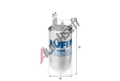 UFI Palivov filtr UFI 24.ONE.01, 24.ONE.01