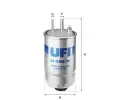 Palivov filtr UFI ‐ UFI 24.ONE.0B