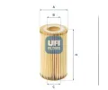 Olejov filtr UFI ‐ UFI 25.002.00