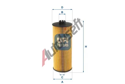 UFI Olejový filtr UFI 25.005.00, 25.005.00 UFI Olejový filtr UFI 25.005.00, 25.005.00