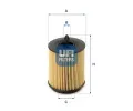Olejov filtr UFI ‐ UFI 25.024.00