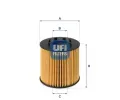 Olejov filtr UFI ‐ UFI 25.033.00