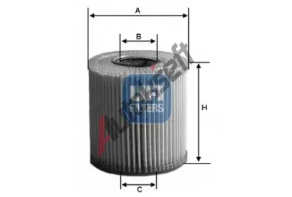 UFI Olejový filtr UFI 25.045.00, 25.045.00 UFI Olejový filtr UFI 25.045.00, 25.045.00