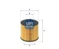 Olejov filtr UFI ‐ UFI 25.047.00