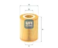 Olejov filtr UFI ‐ UFI 25.069.00