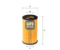 Olejov filtr UFI ‐ UFI 25.072.00