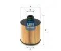Olejov filtr UFI ‐ UFI 25.083.00