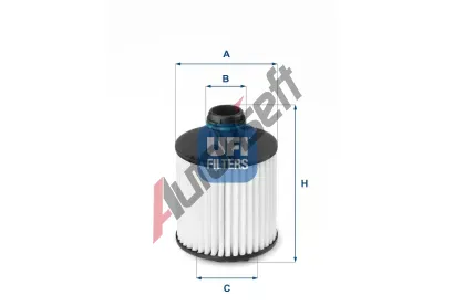 UFI Olejov filtr UFI 25.139.00, 25.139.00