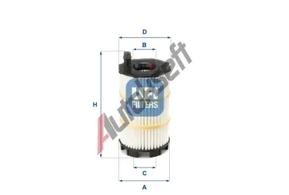 UFI Olejov� filtr UFI 25.143.00, 25.143.00