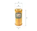 Olejov filtr UFI ‐ UFI 25.153.00