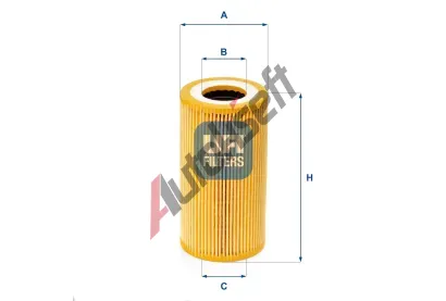 UFI Olejov filtr UFI 25.165.00, 25.165.00
